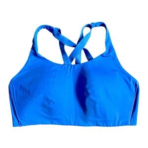 Lululemon Energy Bra High Support Cris Cross Over Back Wireless Sports Bra 38D